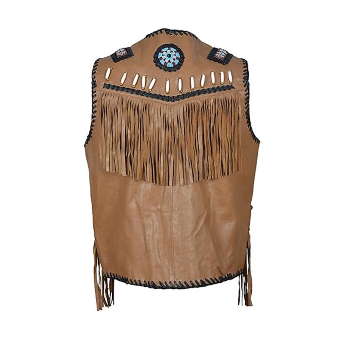 Men’s leather vest