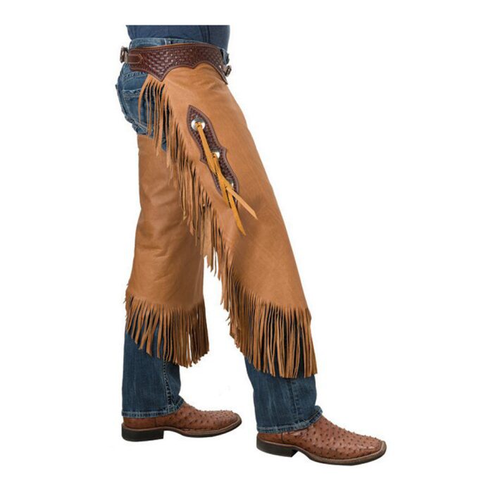 Handcrafted Western Leather Chaps for Cowboys
