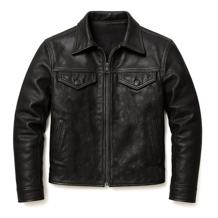 Trendy Men’s Leather Fashion Outerwear