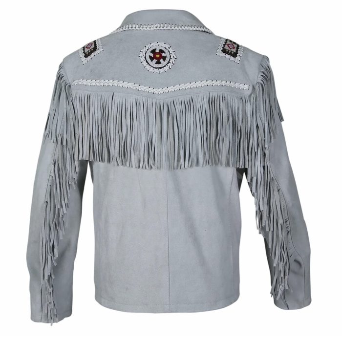 Handmade western leather jacket