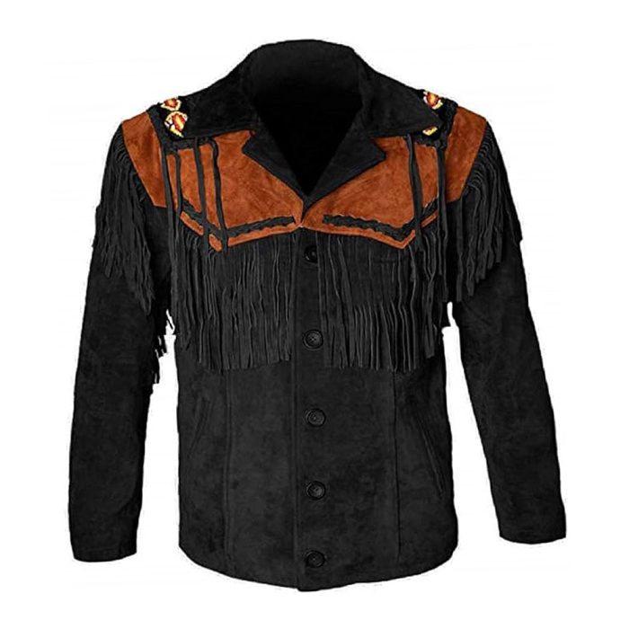 Premium Western Leather Jacket Traditional Fit