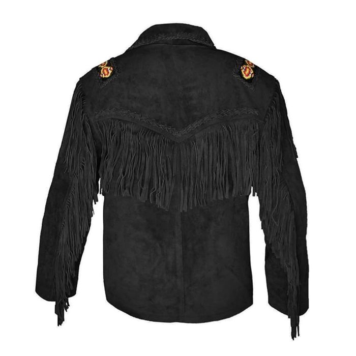 Cowboy Western Style Leather Biker Jacket