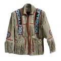 Leather Jacket, for Men Cowboy Western Style