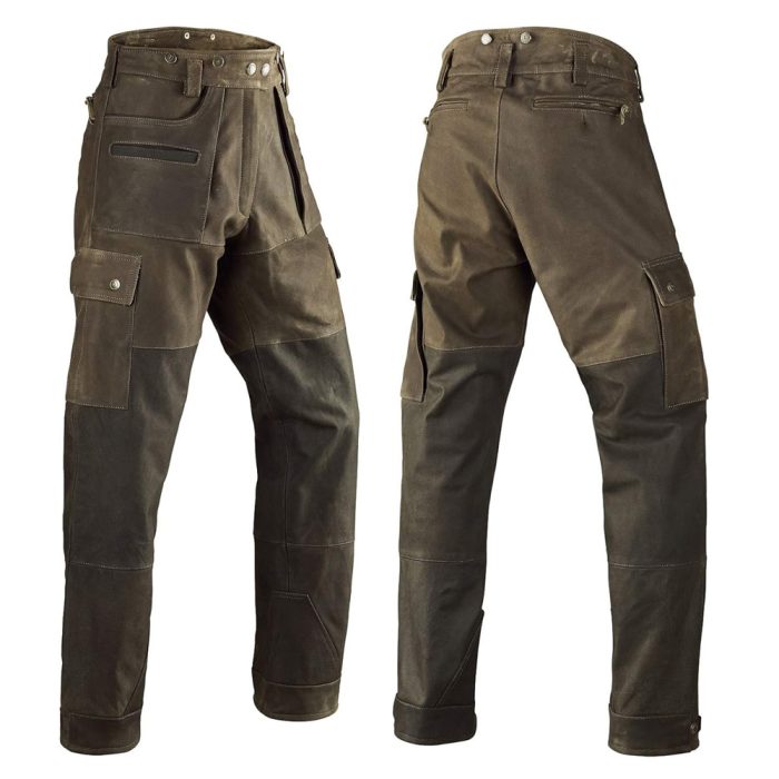 Heavy-Duty Leather Hunting Pants