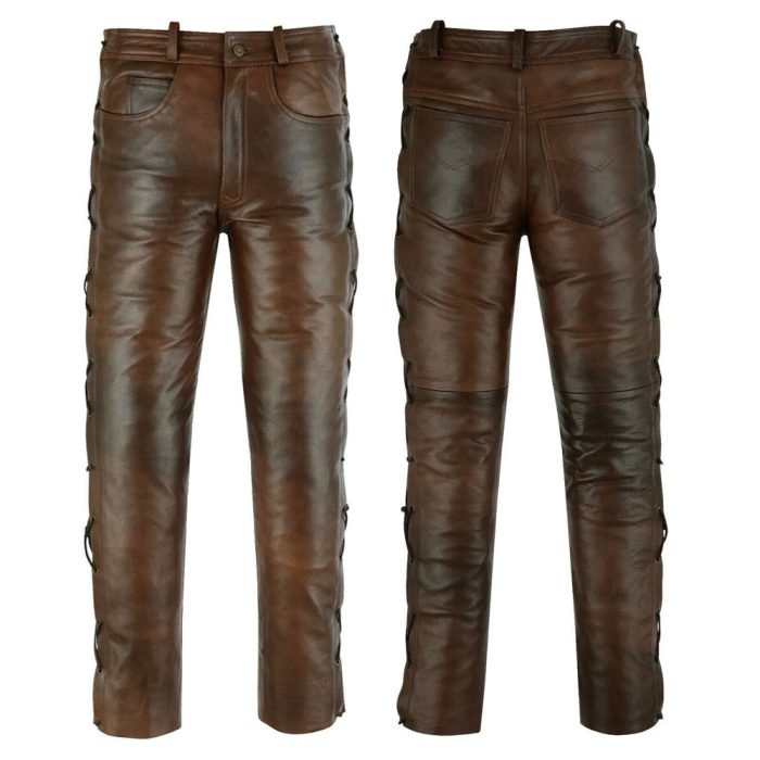 Reinforced Genuine Leather Hunting Pants