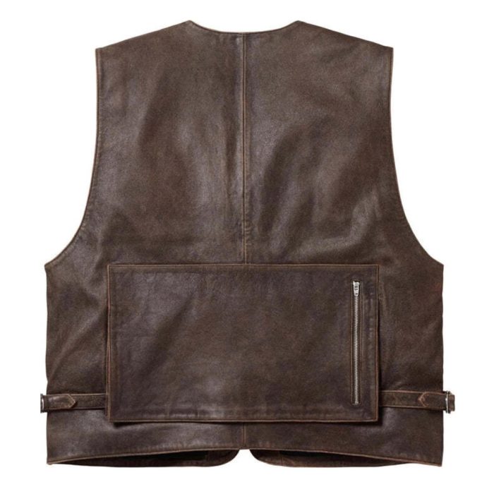 Vintage Genuine Leather Hunting Vest