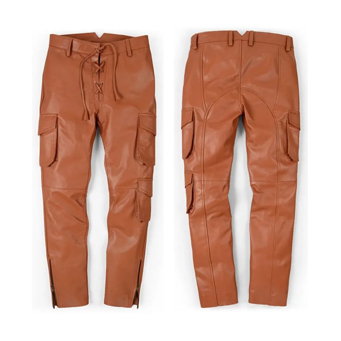 Heritage-Inspired Leather Trousers for Hunting