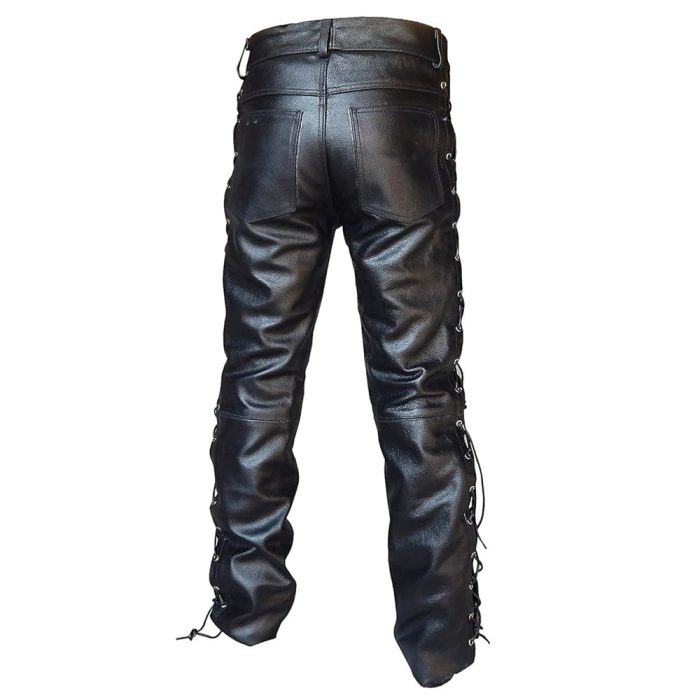 Genuine Leather Fashion Pants