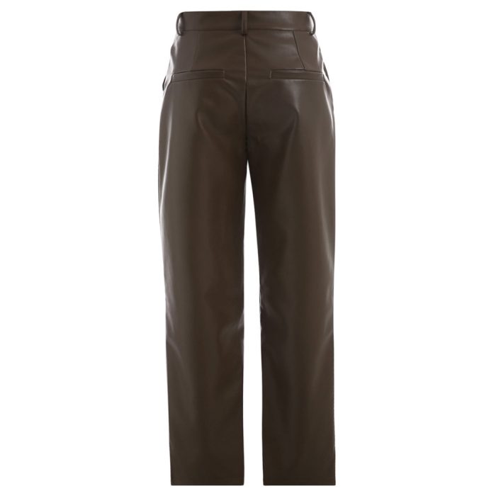 Genuine Leather Jogger Pants