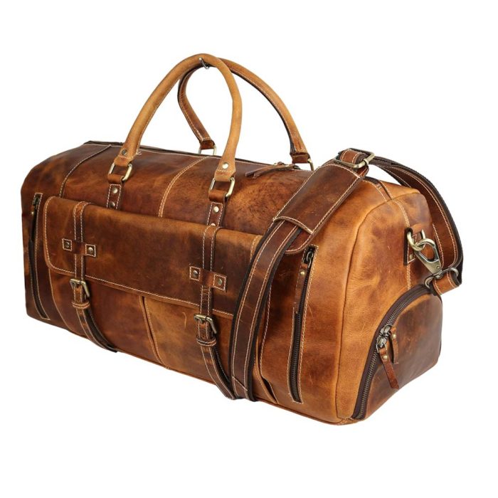 Overnight Bag Real Leather