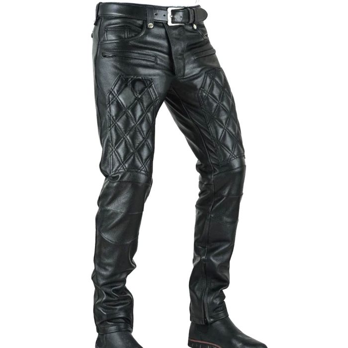 Sleek Leather Fetish Pants–Nightlife & Lifestyle