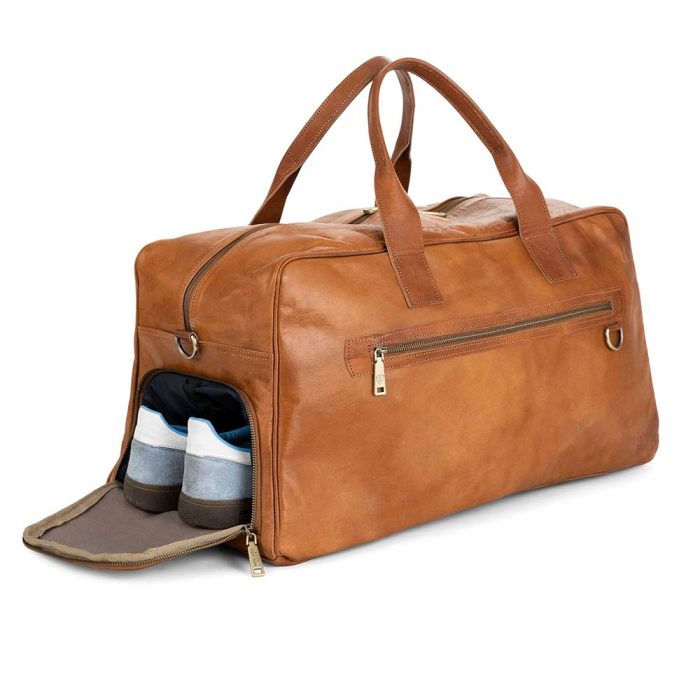 Weekender Leather Duffle Bag