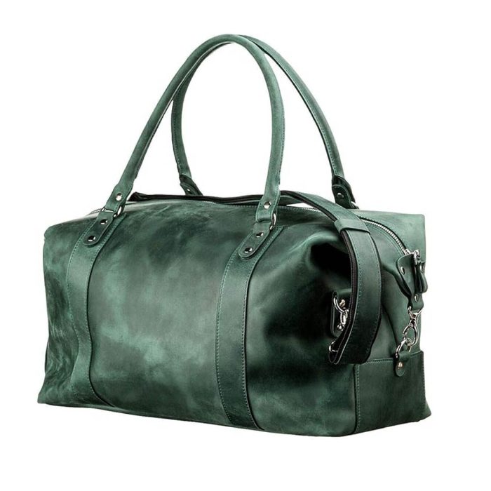 Handcrafted Leather Gym Bag