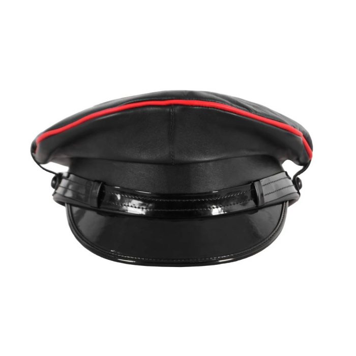 Midnight Rider Leather Cap