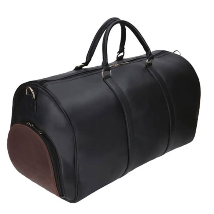 Durable Leather Workout Duffle