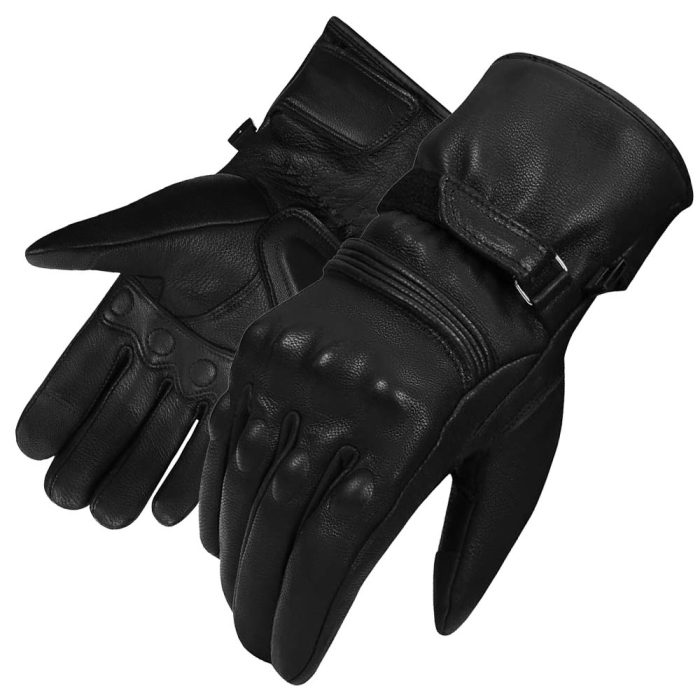 Retro Leather Motorbike Gloves