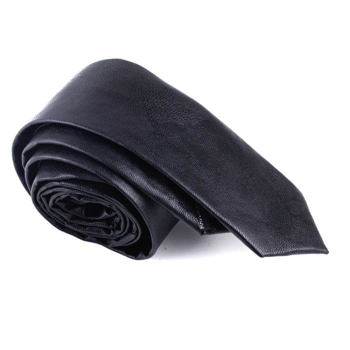 Genuine Leather Uniform Neck Tie–Formal Style