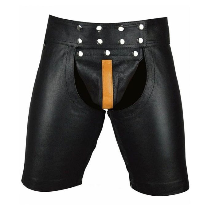 Fetish Leather Party Shorts–Statement Outfit