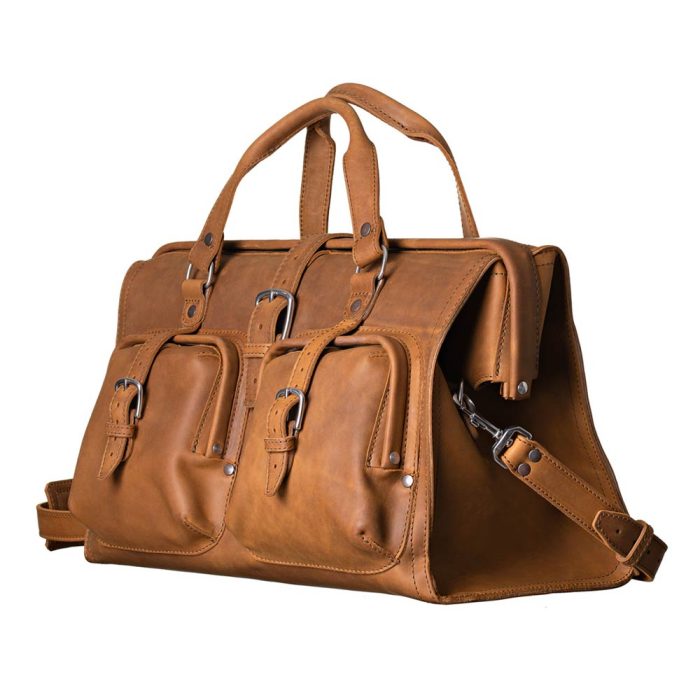 Travel Duffle Spacious Leather