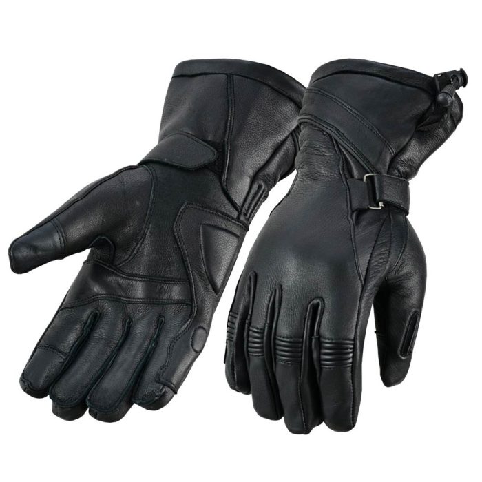 Durable Leather Motorbike Gloves