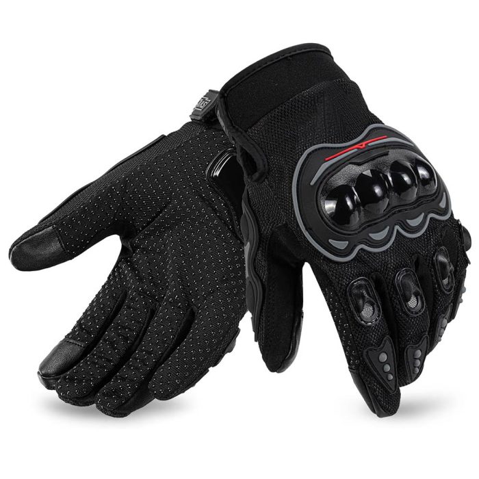 Ventilated Leather Riding Gloves