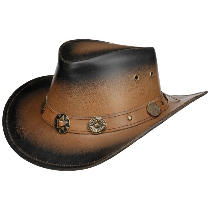 Vintage Charm Western Leather Hat