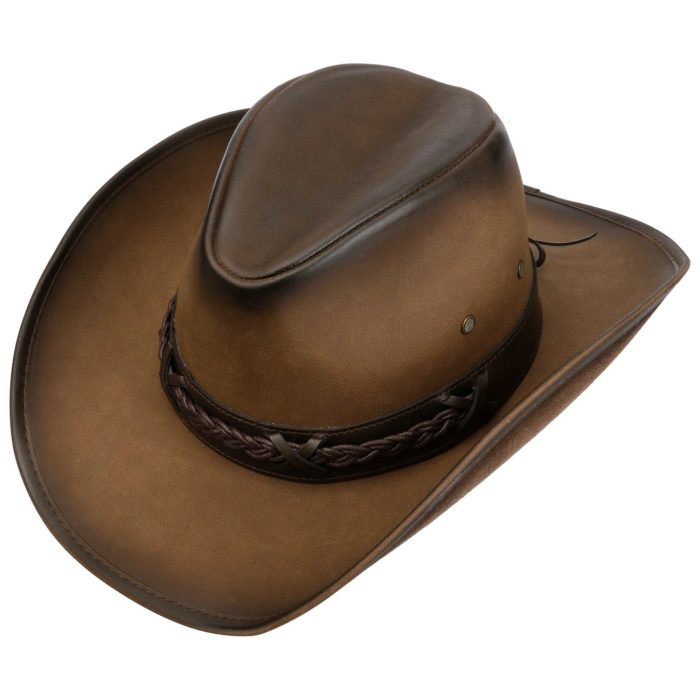 Premium True West Leather Hat