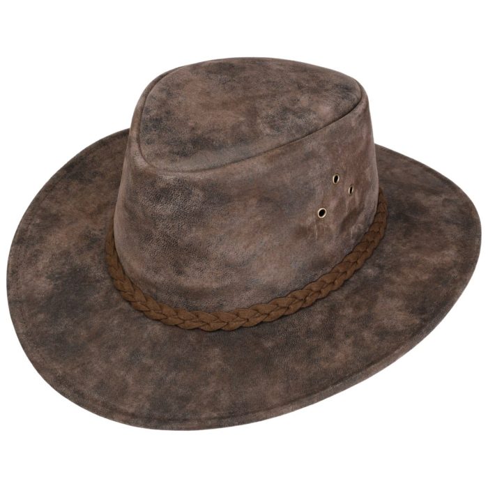 Bold Range Leather Cowboy Hat