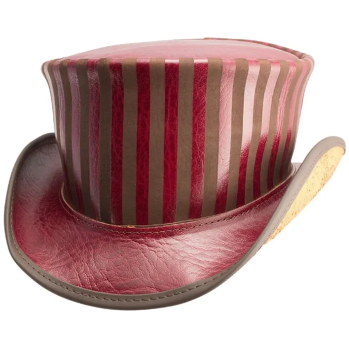Premium Leather Top Hat