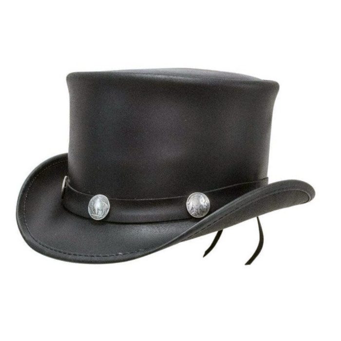 Leather Top Hat Distinctive Look