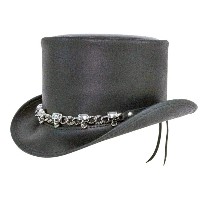 Top Hat High-Quality Leather