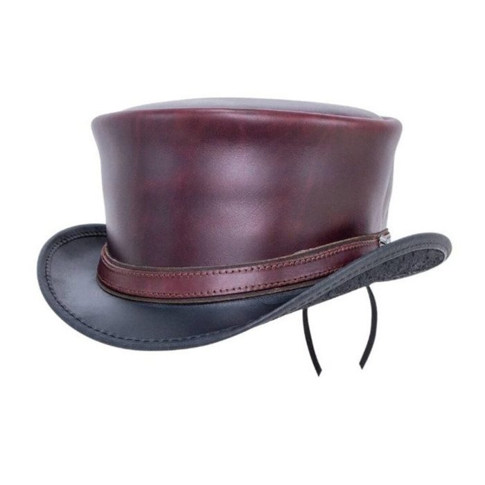 Custom Genuine Leather Top Hat